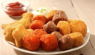 Diepvries snacks verpakken in doosjes